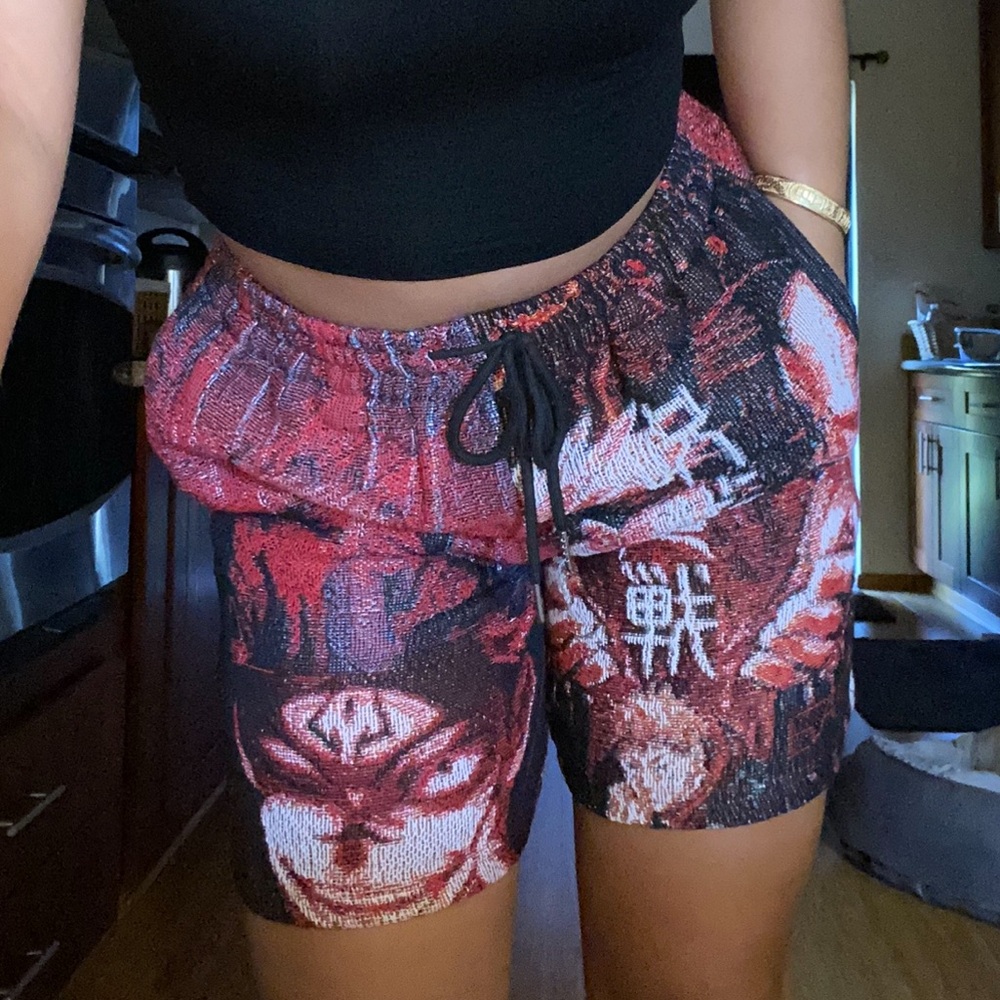 Small Jujutsu Kaisen Custom Shorts by Eversoto Merch